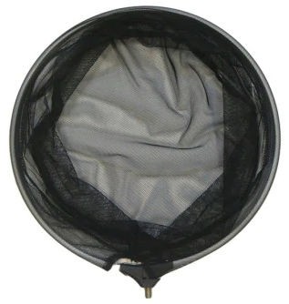 Black coarse round net head only 35cm diameter.