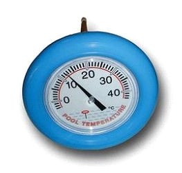 Big Blue Wheel Floating Thermometer