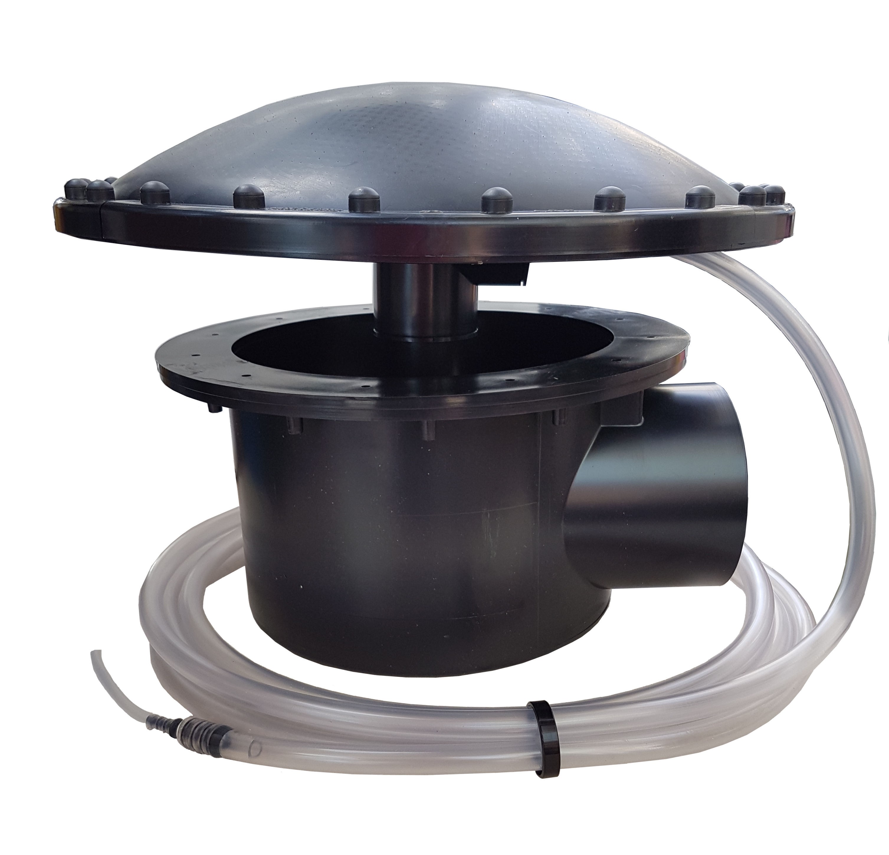 Deep Sump Bottom Drain With Rubber Dome Aerator 
