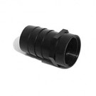 Kockney Koi Solvent Weld Multifunctional Plain/Th FBSP x  Hosetail Black - 50mm / 40mm x 2"