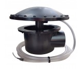 Deep Sump Bottom Drain With Rubber Dome Aerator 