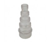 Solvent Weld Clear Hosetail Adaptor 40mm