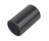 Overflow Straight Connector 21.5mm - Black