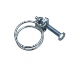 Chrome Plated Double Wire Hose Clip